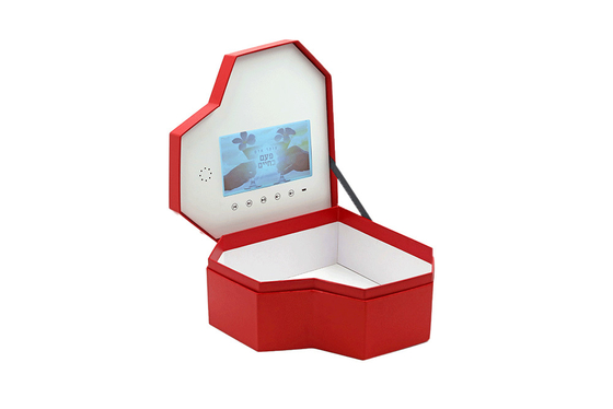 Сердце формирует память формата 512MB подарочной коробки 3GP MKV экрана USB LCD видео- видео-